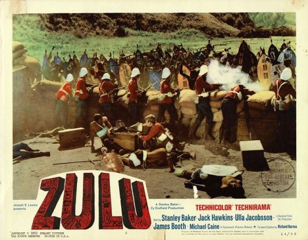 Zulu Us Lobby Card 6 Michael Caine And Stanley Baker 1964 (1)