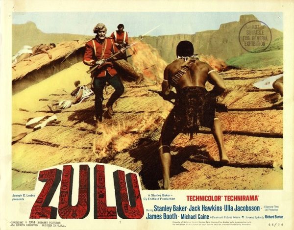 Zulu Us Lobby Card 7 Michael Caine And Stanley Baker 1964 (2)