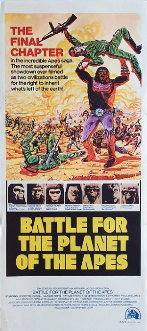 Battle For The Planet Of The Apes Australian Dauybill Movie Poster (1)