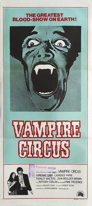 Vampire Circus Hammer Horror Australian Daybill Movie Poster (1)