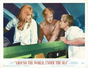 Around The World Under The Sea Us Lobby Card Lloyd Bridges (2)