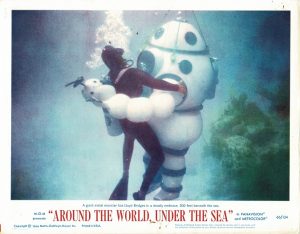 Around The World Under The Sea Us Lobby Card Lloyd Bridges (4)