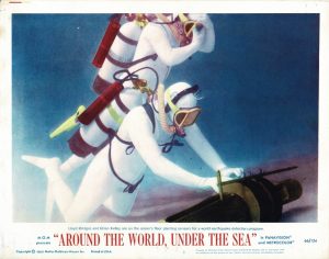 Around The World Under The Sea Us Lobby Card Lloyd Bridges (5)