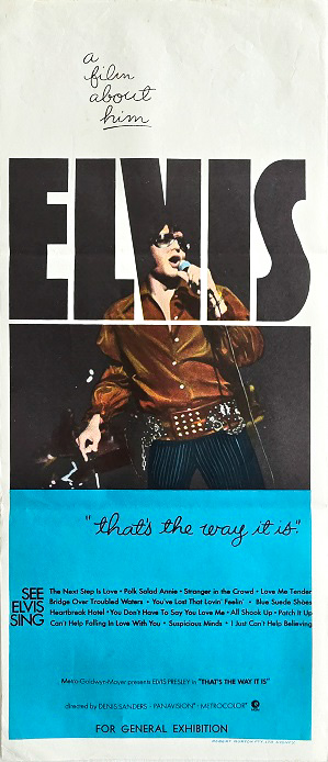 Elvis Thats The Way It Is Australian Daybill Movie Poster Elvis Presley (1)