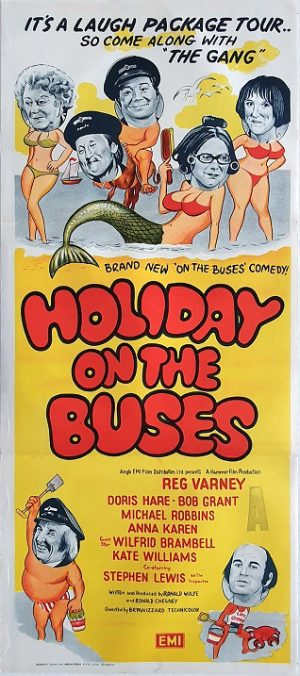 Holiday On The Buses Australian Daybill Movie Poster (2)