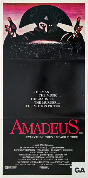 Amadeus Australian Daybill Movie Poster 2 (1)