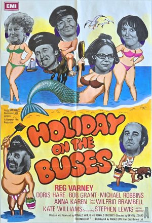 Holiday On The Buses Uk One Sheet Film Poster