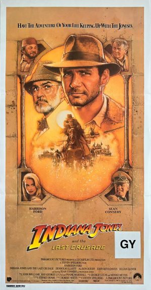 Indiana Jones And The Last Crusade Australian Daybill Movie Poster (1)