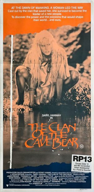 Clan Of The Cave Bear Australian Daybill Movie Poster