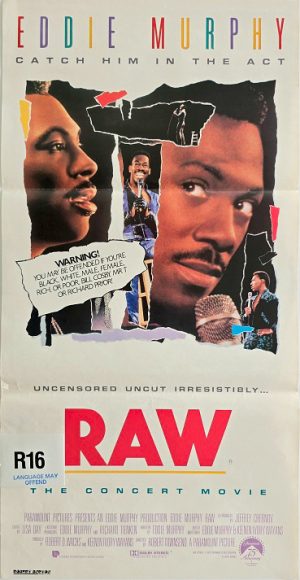 Raw Eddie Murphy Australian Daybill Movie Poster (3)