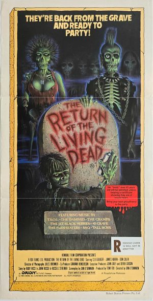 Return Of The Living Dead Australian Daybill Movie Poster (1)