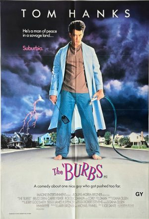 The Burbs One Sheet Movie Poster Tom Hanks