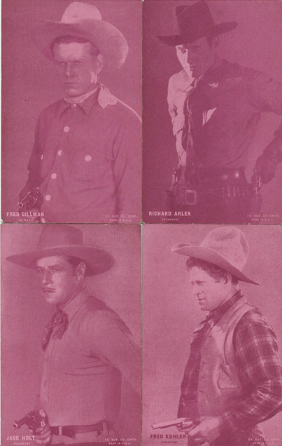 1920s Cowboy Actor Postcards Fred Kohler Jack Holt Richard Arlen Fred Gillman (1)