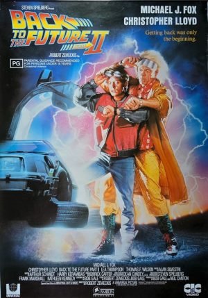 Back To The Furure Part 2 Australian Video One Sheet Movie Poster (1)