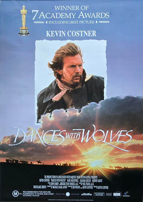Dances With Wolves Australian Video One Sheet Movie Poster (1)