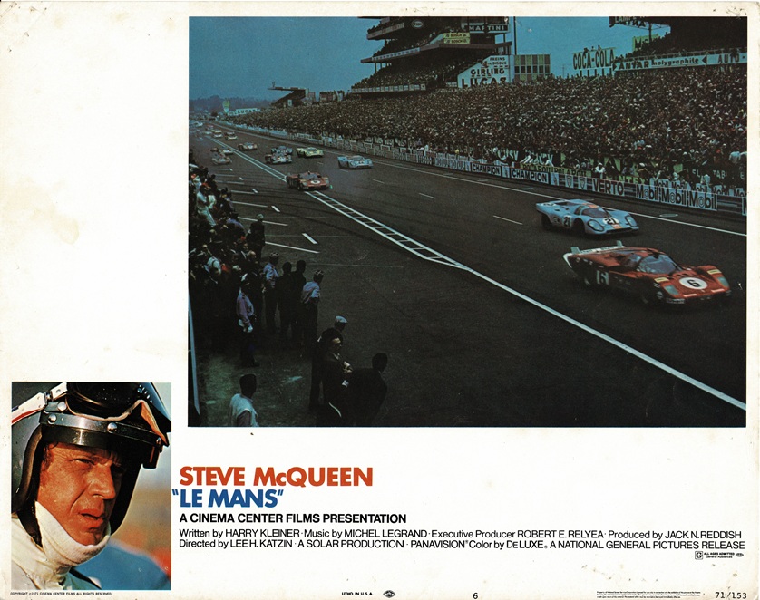 Steve Mcqueen Le Mans 1971 Us Lobby Card (1) Steve Mcqueen Le Mans 1971 Us Lobby Card (1)