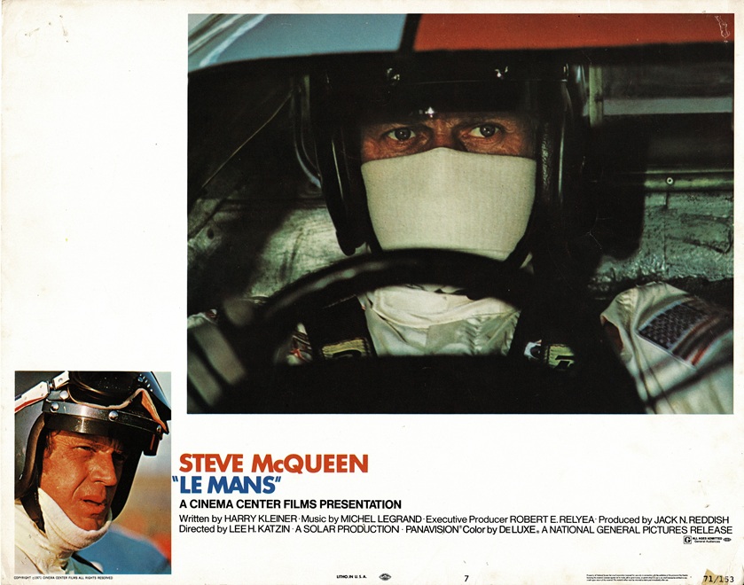 Steve Mcqueen Le Mans Us Lobby Card 1971 Motor Racing (1) Steve Mcqueen Le Mans Us Lobby Card 1971 Motor Racing (1)