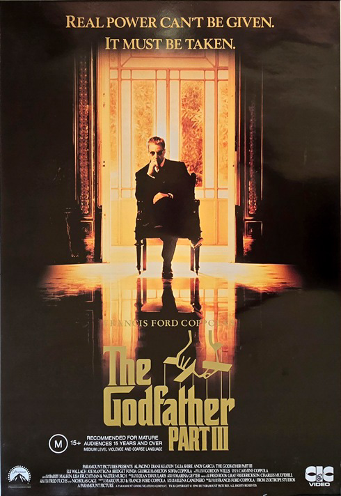 The Godfather Part 3 Australian Video Poster (6)