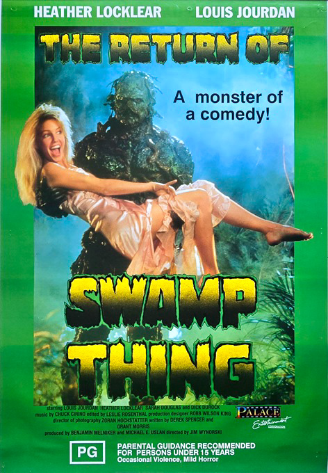 The Return Of Swamp Thing Australian Video One Sheet Movie Poster (1)