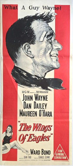 The Wings Of Eagles Australian Daybill Movie Poster John Wayne (1)