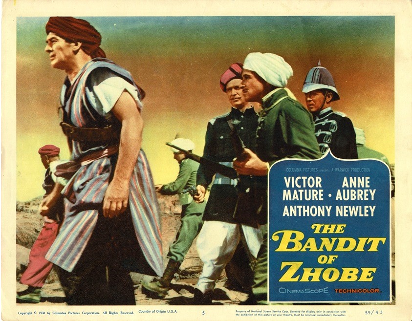 Bandit Of The Zhobe Us Lobby Card 1959 (2)