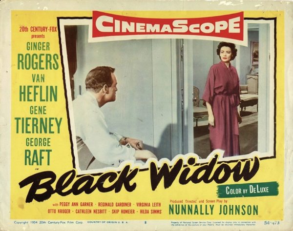 Black Widow Us Lobby Card 1954 Black Widow Us Lobby Card 1954
