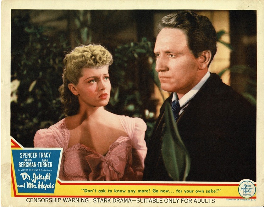 Dr Jekyll And Mrs Hyde Us Lobby Card Spencer Tracy Lana Turner (1)