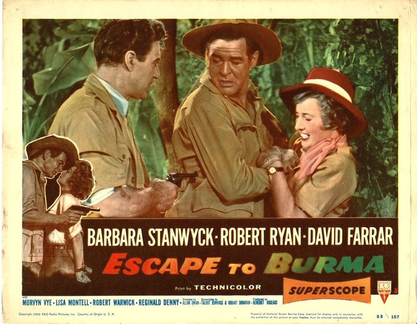Escape To Burma Us Lobby Card 1955 Escape To Burma Us Lobby Card 1955