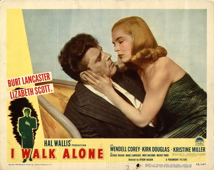 I Walk Alone Us Lobby Card 11 X 14 Burt Lancaster (1)