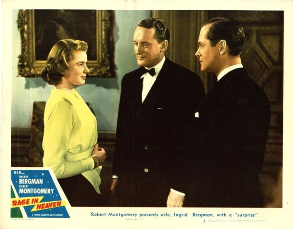Rage In Heaven Us Lobby Card 11 X 14 1946 Ingrid Bergman (2) Rage In Heaven Us Lobby Card 11 X 14 1946 Ingrid Bergman (2)