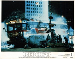 Red Heat Us Lobby Card 11 X 14 (4)