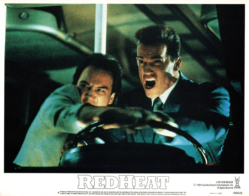 Red Heat Us Lobby Card 11 X 14 (6)