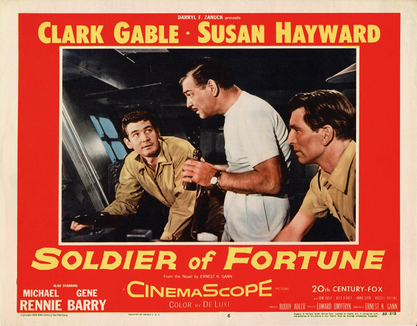 Soldier Of Fortune Us Lobby Card 1955 Clark Gable Susan Hayward (2) Soldier Of Fortune Us Lobby Card 1955 Clark Gable Susan Hayward (2)