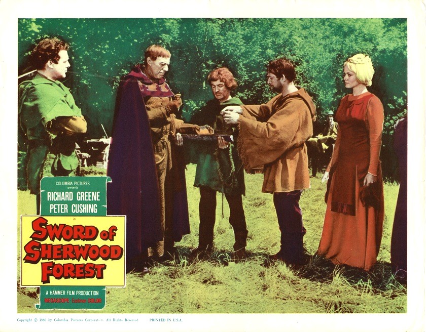 Sword Of Sherwood Forest Us Lobby Card 11 X 14 Hammer Productions (1)