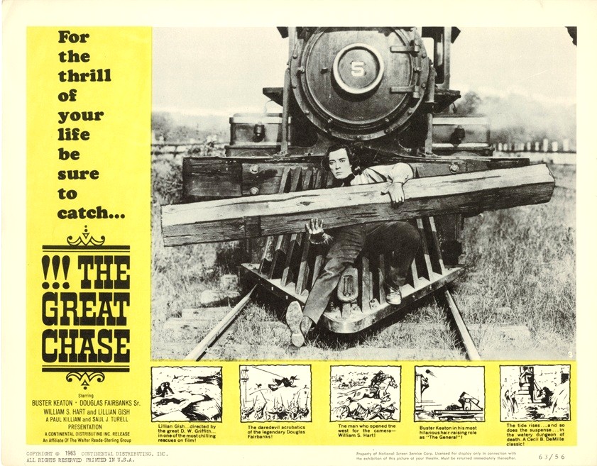 The Great Chase Us Lobby Card 11 X 14 Buster Keaton