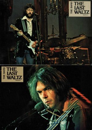 The Last Waltz German Lobby Cards X 2 Eric Clapton