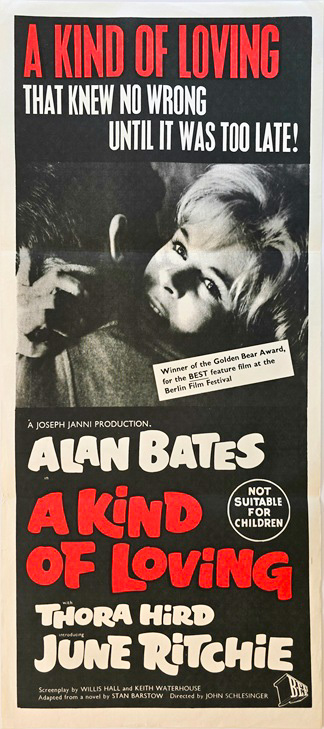 A Kind Of Loving Australian Daybill Movie Poster A Kind Of Loving Australian Daybill Movie Poster