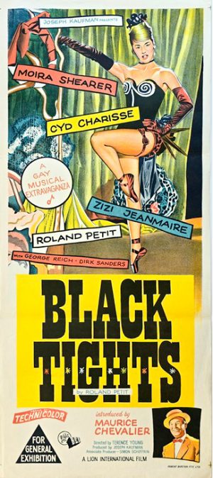 Black Tights Australian Daybill Movie Poster Maurice Chevalier