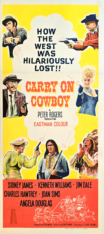 Carry On Cowboy Australian Daybill Movie Poster (33)