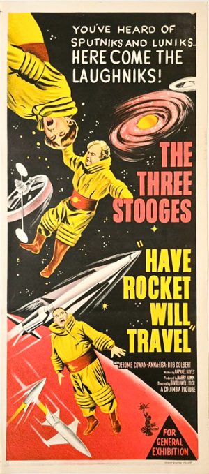 Have Rocket Will Travel The Sthree Stooges Australian Daybill Movie Poster (1)