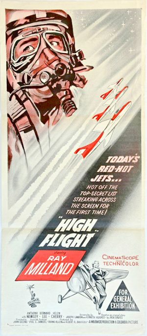 High Flight Australian Daybill Movie Poster Ray Millard (1)