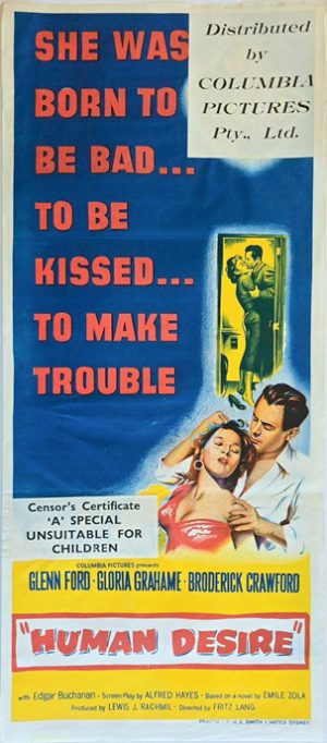 Human Desire Daybill Movie Poster Glenn Ford (1)