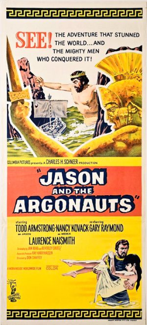 Jason And The Argonauts Australian Daybill Movie Poster Ray Harryhausen (1)