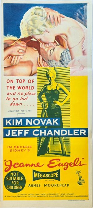 Jeanne Eagels Australian Daybill Movie Poster Kim Novak (1)