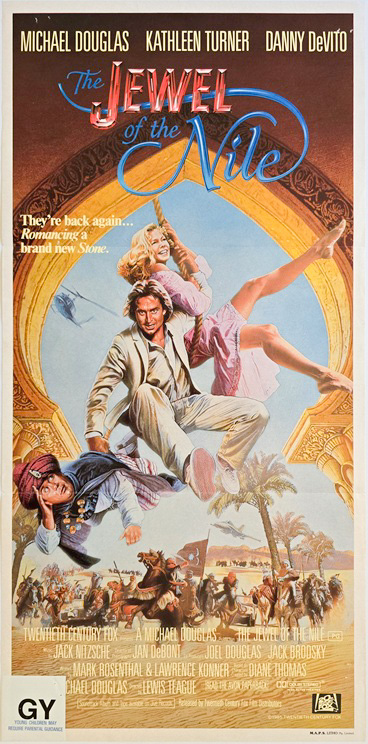 Jewel Of The Nile Australian Daybill Poster (4)