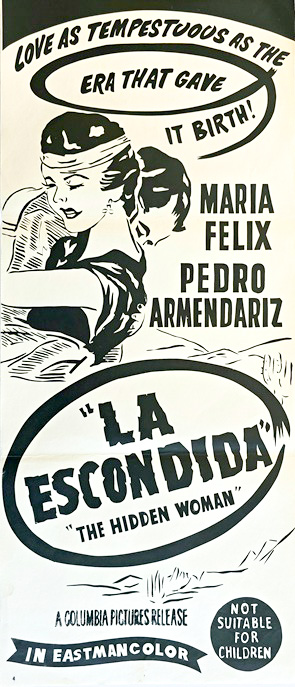 La Escondida Australian Daybill Movie Poster (2)