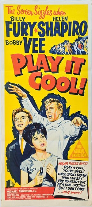 Play It Cool Australian Daybill Movie Poster Helen Shapiro