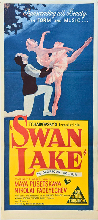 Swan Lake Australian Daybill Movie Poster Ballet (1)
