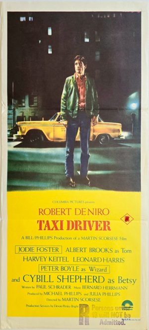 Taxi Driver Australian One Sheet Movie Poster Robert De Niro Martin Scorsese (1)
