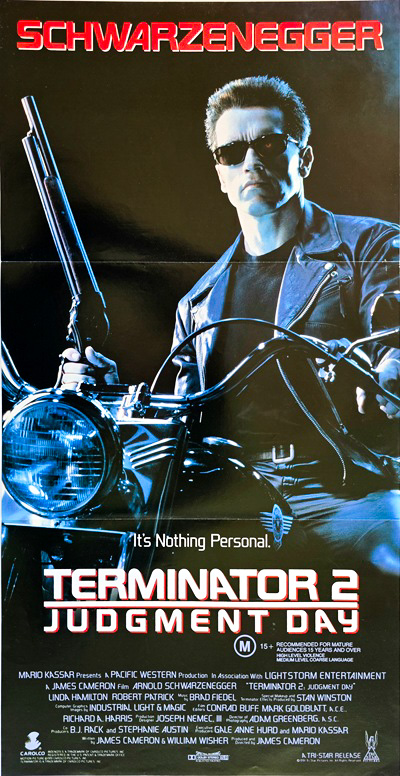 Terminator 2 Judgment Day Australian Daybill Movie Poster (42)